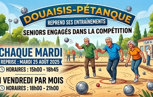 Reprise des entraînements seniors engagés dans la compétition