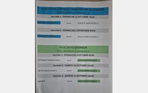 CDC division3 DouaisisPétanque 2 et 3