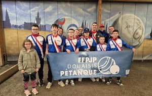 l'équipe sélectionnée pour le 2eme stage Comité Nord