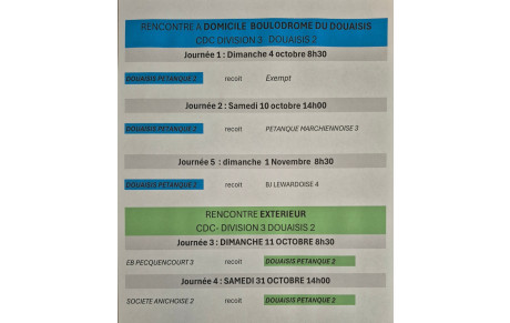 CDC3 Douaisis Pétanque 2