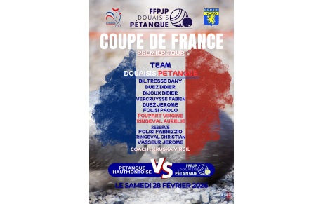 ÉQUIPE COUPE DE FRANCE 2026